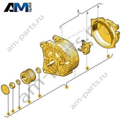 Генератор VAG 04E903024BКупить генератор 04E903024B на Фольксваген/Ауди/Шкоду на выгодных условиях