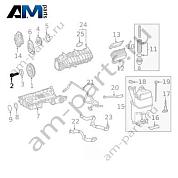 Болт коленвала A0189907901 Mercedes GLE V167