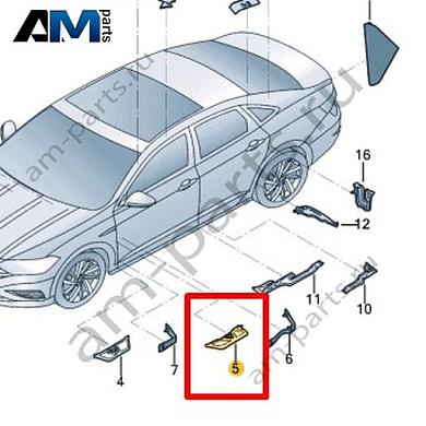 Часть стойки А Volkswagen Jetta VII 2020-2024 17A864623Купить часть стойки А 17A864623 Фольксваген Джетта VII 2020-2024 на выгодных условиях