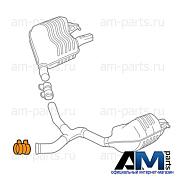 Хомут глушителя сзади A0009953033 Mercedes GLC X253