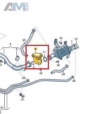 Клапан ЕГР 059131477M Audi Q8 2019-2026 3.0TDI (50TDI) 286 л.с.