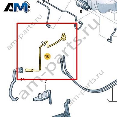 Топливопровод VAG 1T0201418JКупить топливопровод 1T0201418J Фольксваген/Ауди/Шкода- акция