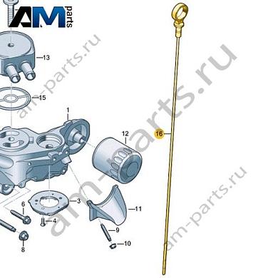 Маслоизмерительный щуп VAG 0XW115611AКупить маслоизмерительный щуп 0XW115611A Фольксваген/Ауди/Шкода- выгодные цены