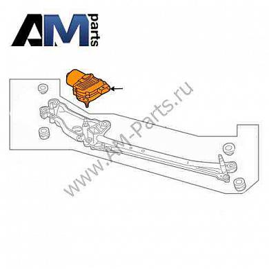 Двигатель переднего стеклоочистителя Кайен 95562410501