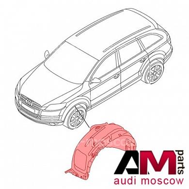 Кожух колесной арки для Audi Q7 4L0809961FКупить оригинальную кожух колесной арки Audi Q7 4L0809961F- Низкая цена