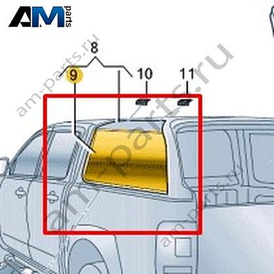 Боковое стекло Volkswagen AMAROK 2013-2016 2H1845304Купить боковое стекло 2H1845304 Фольксваген Амараок 2013-2016- акция
