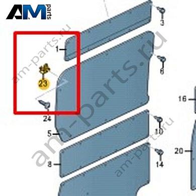 Пластинчатая гайка Volkswagen Crafter 2012-2016 2E0867289CКупить пластинчатую гайку 2E0867289C для Фольксваген Крафтер 2012-2016- бесплатная доставка