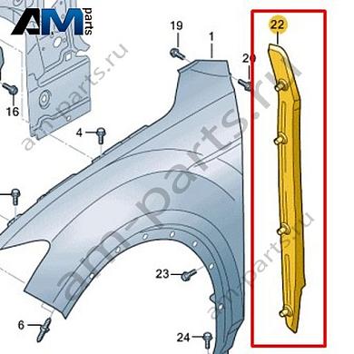 Замыкающая панель Volkswagen T-Roc Cabrio 2020-2024 2GC821112AКупить замыкающую панель 2GC821112A на Фольксваген Т-рок Кабриолет 2020-2024 по минимальной цене