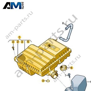 Воздушный фильтр VAG 04E129607BRКупить воздушный фильтр 04E129607BR Фольксваген/Ауди/Шкода на выгодных условиях