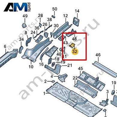 Концевой элемент Volkswagen id3 2020-2024 1EA803066Купить концевой элемент 1EA803066 для Фольксваген id3 2020-2024- минимальная цена