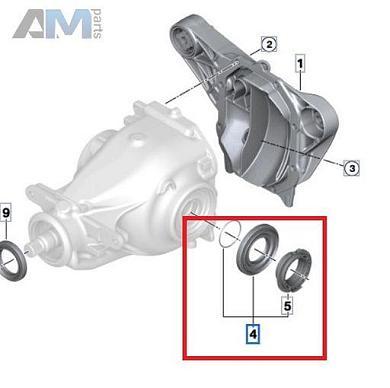 Комплект уплотнителей редуктора заднего моста 33108860346 для BMW X3 (G01) 2017-2024
