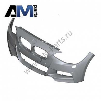 Облицовка переднего бампера BMW 1 серии F21 рестайлинг 5 дверей (М-пакет) 51118064584