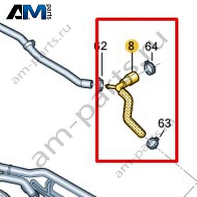 Шланг системы охлаждения Volkswagen AMAROK 2017-2022 2H3122157AКупить шланг системы охлаждения 2H3122157A для Фольксваген Амараок 2017-2022- спец. Цена