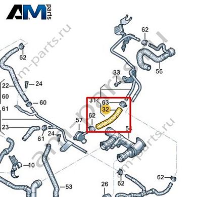 Вентиляционный шланг VAG 04L121030Купить вентиляционный шланг 04L121030 на Фольксваген/Ауди/Шкоду на выгодных условиях