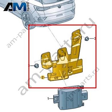 Кронштейн блока управления Volkswagen id3 2020-2024 10A907455BКупить кронштейн блока управления 10A907455B на Фольксваген id3 2020-2024- спец. Цена