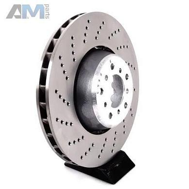 Оригинальный передний левый тормозной диск 374x36 34112282805 на BMW 5 Серии (E60) M5