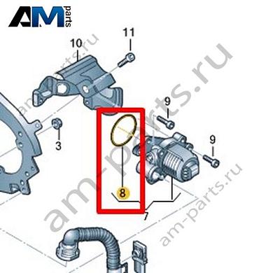 Манжетное уплотнение VAG 04E131120BКупить манжетное уплотнение 04E131120B Фольксваген/Ауди/Шкода- бесплатная доставка