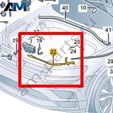 Трос замка капота VAG 2GJ823531DКупить трос замка капота 2GJ823531D на Фольксваген/Ауди/Шкоду- минимальная цена