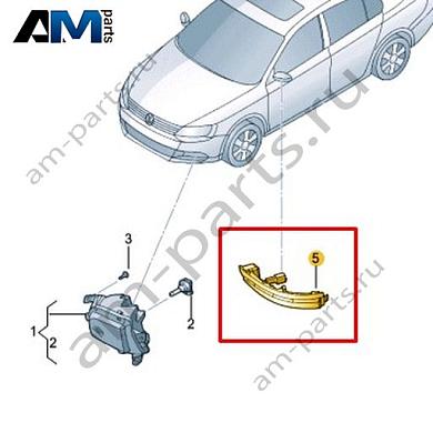 Фонарь указателя поворота справа Volkswagen Scirocco 2015-2018 1K8949102Купить фонарь указателя поворота справа 1K8949102 Фольксваген Сирокко 2015-2018- минимальная цена