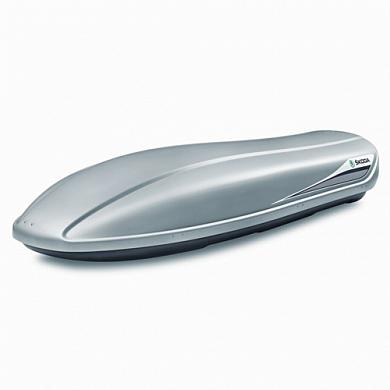 Бокс для перевозки лыж и багажа (серебристый) Шкода Карок 5L6071175