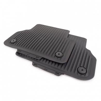 Коврики в салон резиновые задние Ауди А4 В9 (рестайлинг) 8W0061511041