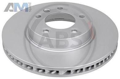 Передний левый тормозной диск ABS 17500 на Volkswagen Touareg I (2003-2010)