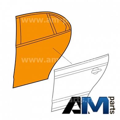 Внутренняя панель задней двери левая Джетта 1K5833301P