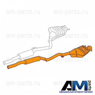 Задняя часть глушителя левая A2214900710 Мерседес S500 435л.с.