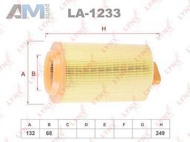 Воздушный фильтр LA1233 (LYNXauto) для автомобилей MBКупить воздушный фильтр LA1233 производства LYNXauto для Мерседес по специальной цене