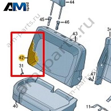 Наполнитель спинки Volkswagen id-Buzz 2023-2024 1T5881776AКупить наполнитель спинки 1T5881776A для Фольксваген id-Buzz 2023-2024- гарантия наличия