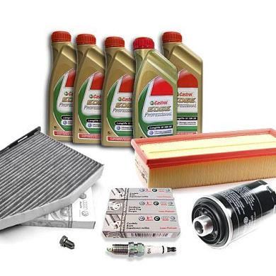 Комплект неоригинальных фильтров и моторное масло LL3 5W30 504/507 для ТО-2/4 Фольксваген Гольф 4 1.8 T 150 л.с.