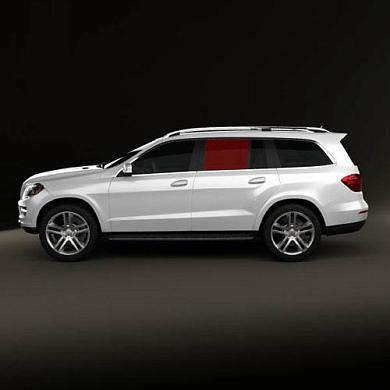 Стекло двери заднее правое Mercedes GLS 2015-2019 A1667352610