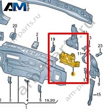 Опора Volkswagen Taigo 2022-2024 2G7804743Купить опору 2G7804743 на Фольксваген Тайго 2022-2024- акция