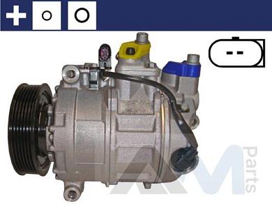 Компрессор кондиционера MAHLE/KNECHT (ACP110000S) Touareg II (2011-2014) 3.0TDI 204 л.с.