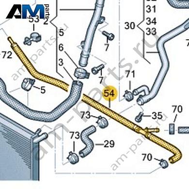 Шланг системы охлаждения Volkswagen AMAROK 2013-2016 2H0122447MКупить шланг системы охлаждения 2H0122447M Фольксваген Амараок 2013-2016- спец. Цена