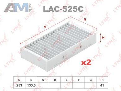 Комплект угольных фильтров салона LAC525C (LYNXauto) для автомобилей MBКупить комплект угольных фильтров салона LAC525C производства LYNXauto для Мерседес по специальной цене