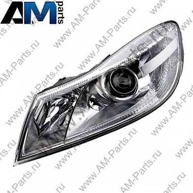 Фара галогеновая левая Октавия А5 Hella 1EL 247 052-251