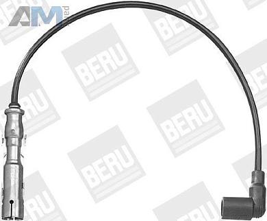 Комплект высоковольтных проводов BERU (ZEF1224) Volkswagen B6 (2005-2011) 1.6BSE (102л.с.)