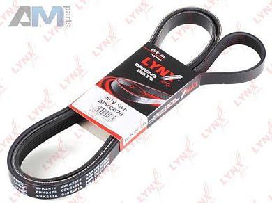 Ремень поликлиновый LYNX для Touareg 2003-2010 3.0 V6 TDI (225/240 л.с.) CNRB CASA BKS CATA 6PK2478