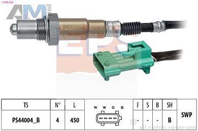 Лямбда-зонд (1998204) EPS на Audi A3 (8P) 2003-2012