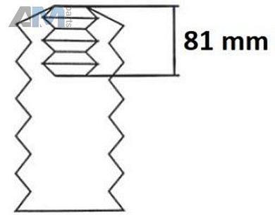 Комплект пыльников и отбойников передних амортизаторов (910367) KYB для Audi A7 (4K) 2018-2026