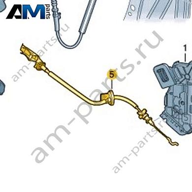 Трос Volkswagen T-Roc Cross 2019-2024 2GM972295Купить трос 2GM972295 Фольксваген Т-рок Кросс 2019-2024- гарантия наличия