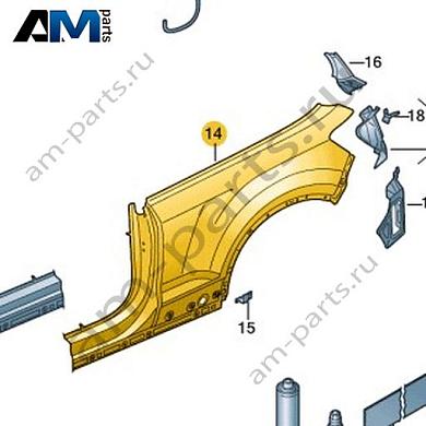 Отрезная деталь - каркас боковины Volkswagen T-Roc Cabrio 2020-2024 2GC809843Купить отрезную деталь- каркас боковины 2GC809843 для Фольксваген Т-рок Кабриолет 2020-2024- выгодные цены