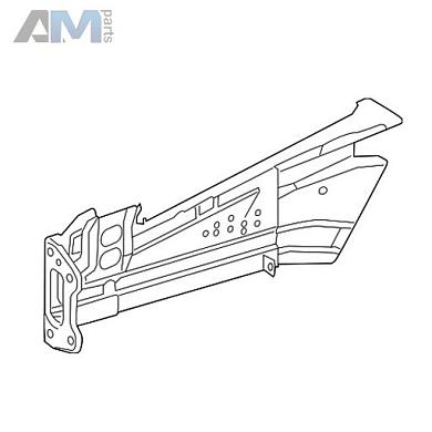 Лонжерон правый Mercedes GLS 2015-2019 A1666200087