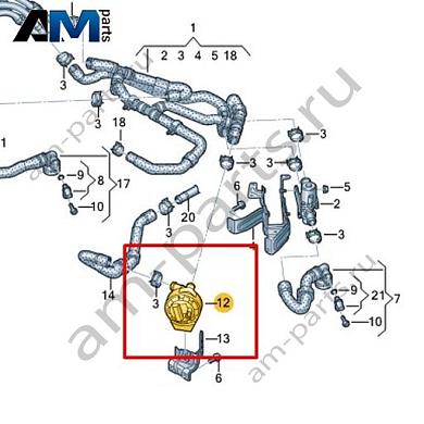 Насос системы охлаждения Volkswagen id3 2020-2024 1EA965567HКупить насос системы охлаждения 1EA965567H для Фольксваген id3 2020-2024- спец. Цена