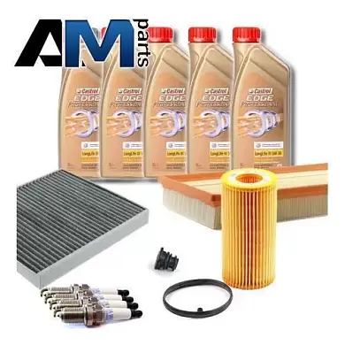 Комплект неоригинальных фильтров для ТО-2/4 Октавия A7 II рестайлинг 1.8TFSI с маслом Castrol 5W30