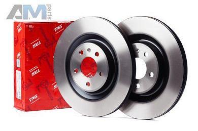 Задние тормозные диски 345X24 (DF6624S) TRW на BMW 5 Серии (E60) 540/545/550i