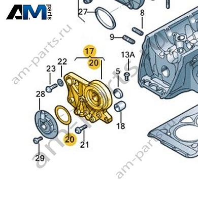 Опорный кронштейн VAG 06K103144BКупить опорный кронштейн 06K103144B для Фольксваген/Ауди/Шкода по минимальной цене