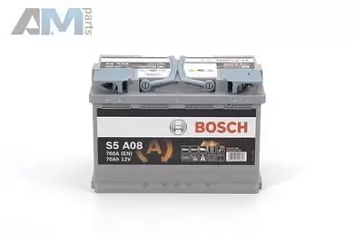 Аккумулятор AGM 70AH (0092S5A080) BOSCH на BMW 3 Серии (G20/21) 2018-2023