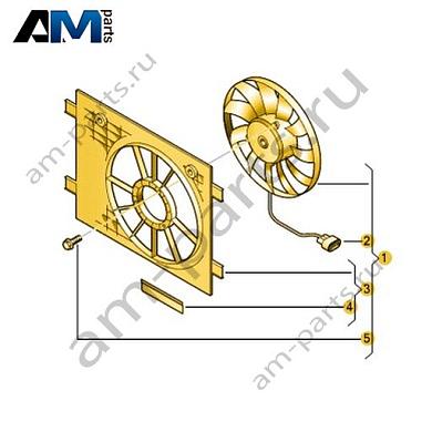 Вентилятор радиатора с крыльчаткой Volkswagen id3 2020-2024 1EA121203CКупить вентилятор радиатора с крыльчаткой 1EA121203C на Фольксваген id3 2020-2024 на выгодных условиях